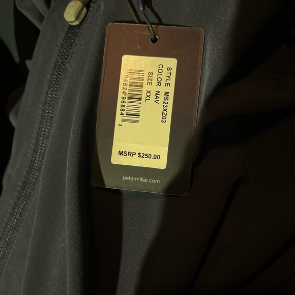 Peter Millar Crown Crafted Flex Adapt Half- Zip Windbreaker Hoodie NWT $250 - Picture 7 of 8